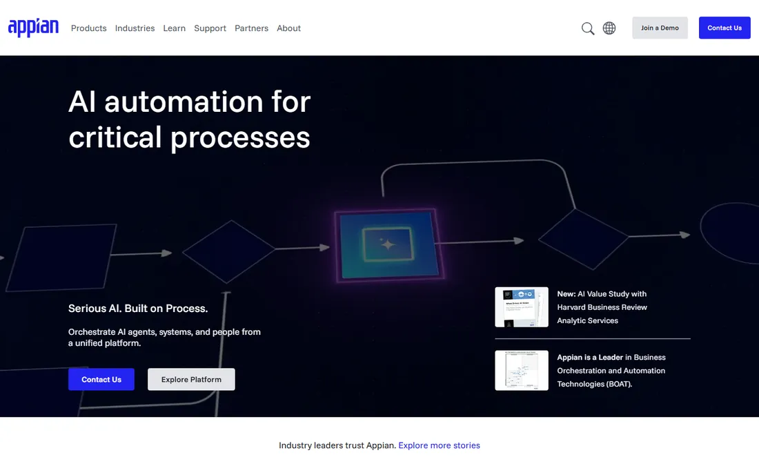 Appian homepage