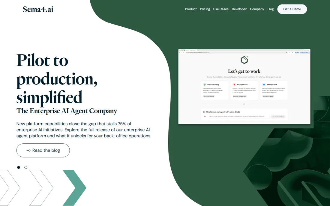 Sema4.ai homepage