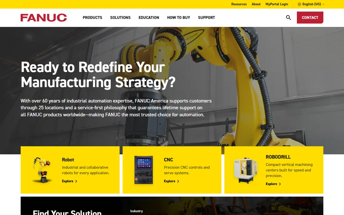 FANUC homepage