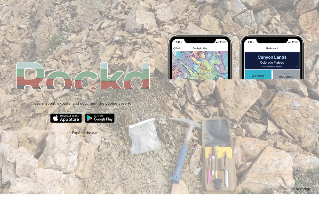 Rockd homepage