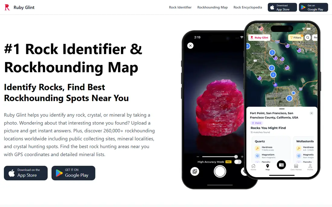 Ruby Glint homepage