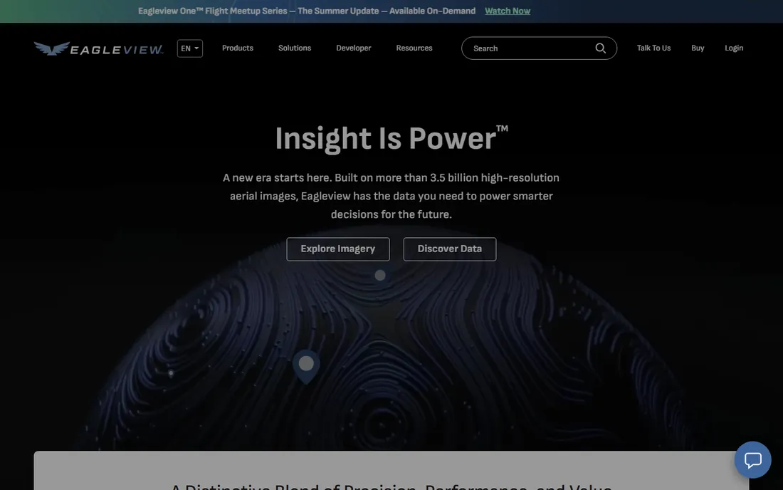 EagleView homepage