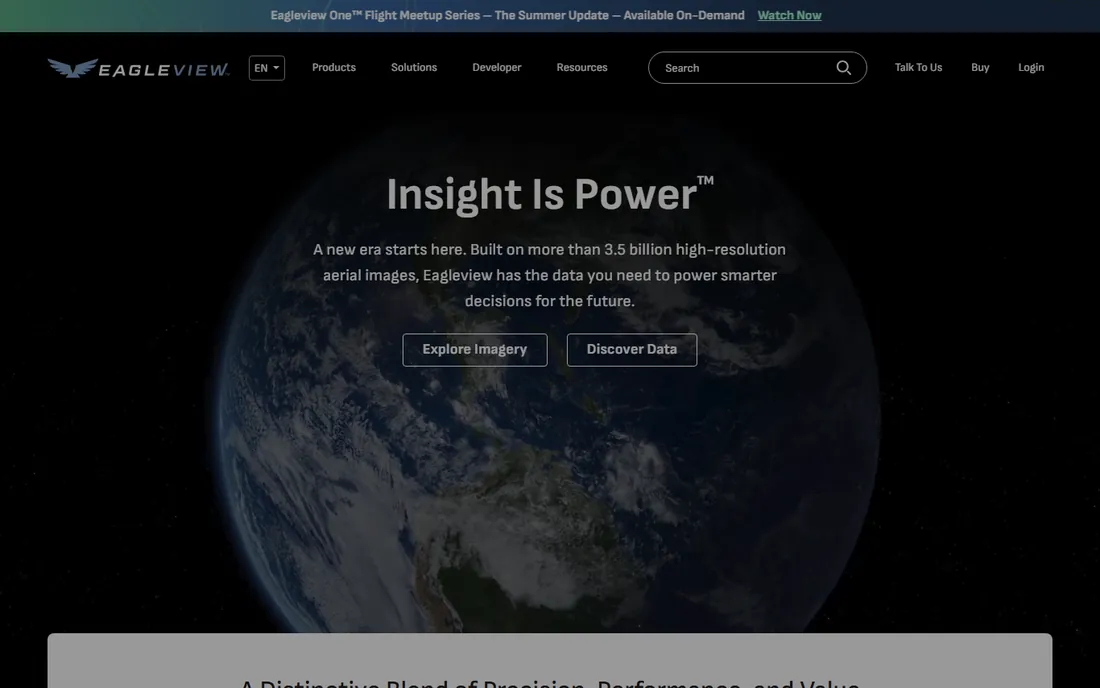 EagleView homepage