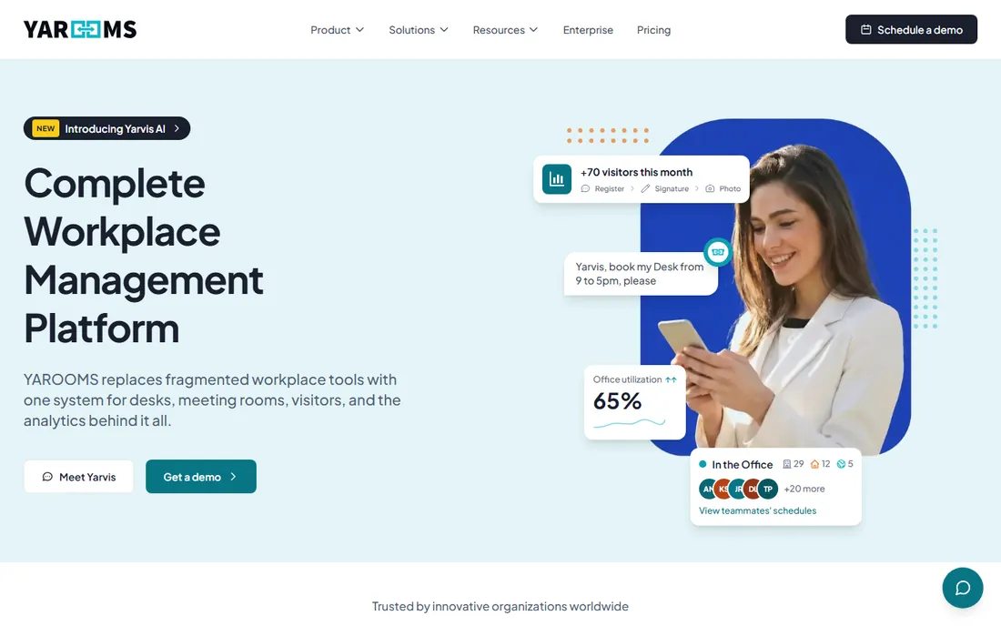 YArooms homepage