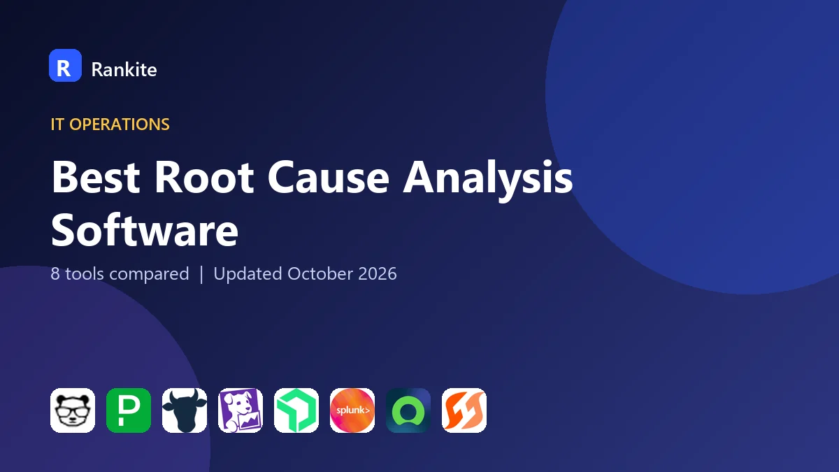 Best Root Cause Analysis Software in 2026: 8 Tools Compared