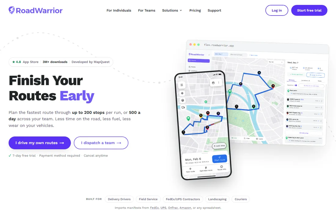 RoadWarrior homepage