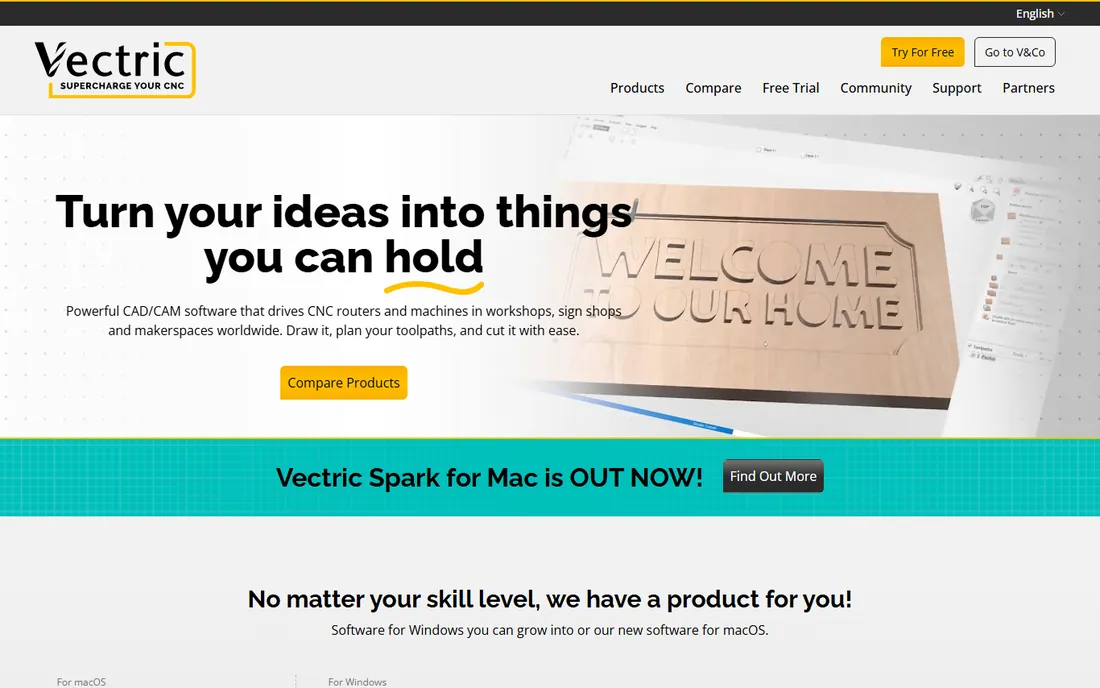 Aspire homepage