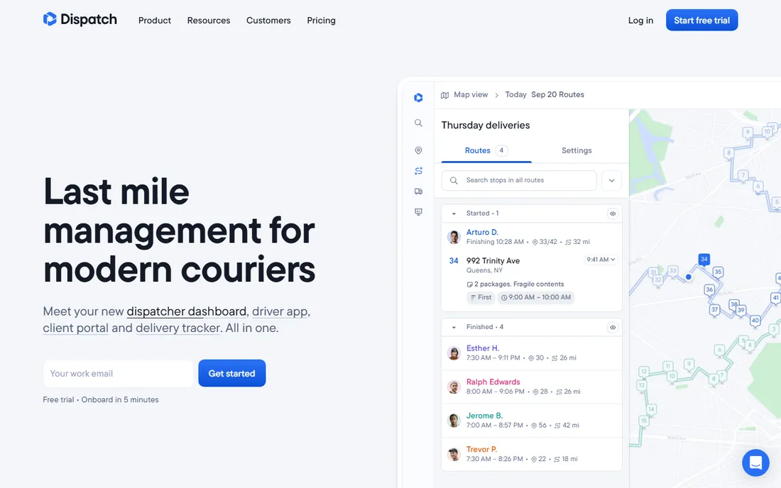 Spoke Dispatch homepage