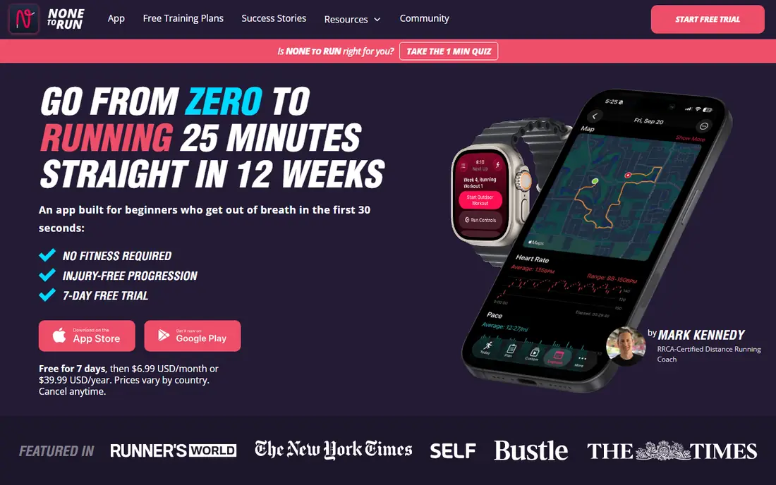 None to Run homepage