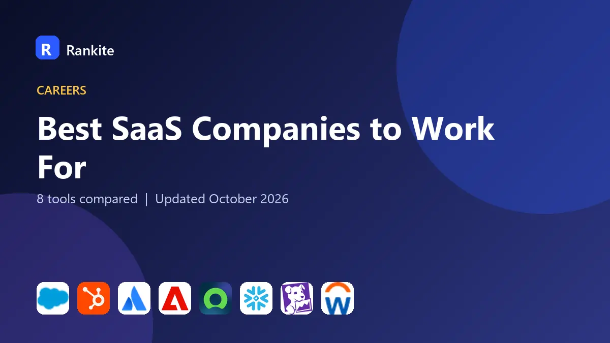Best SaaS Companies to Work For in 2026: 8 Tools Compared