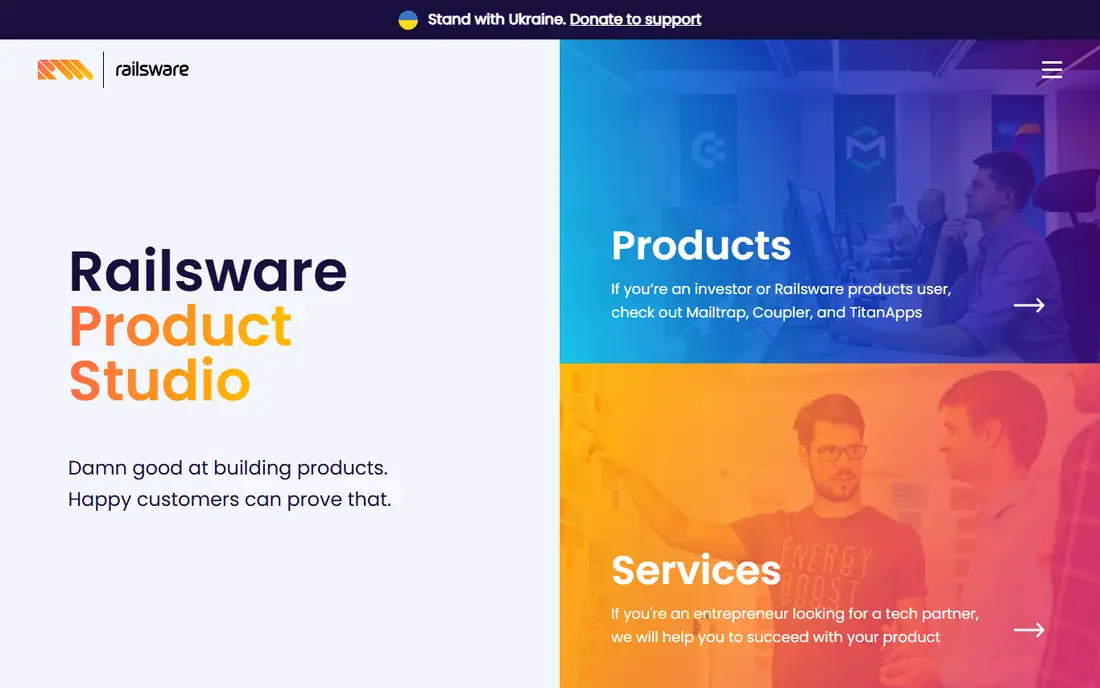 Railsware homepage