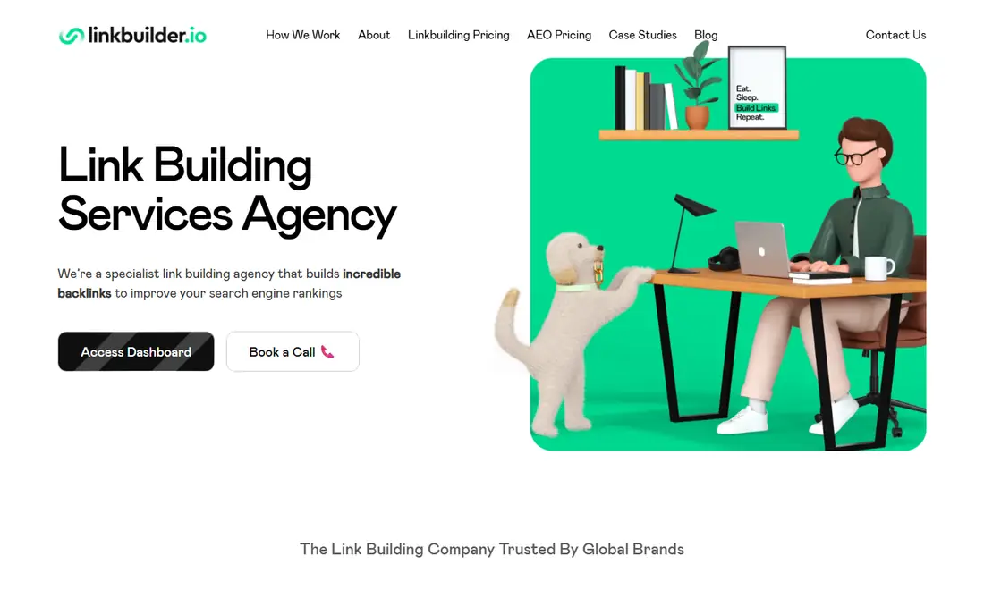 LinkBuilder.io homepage
