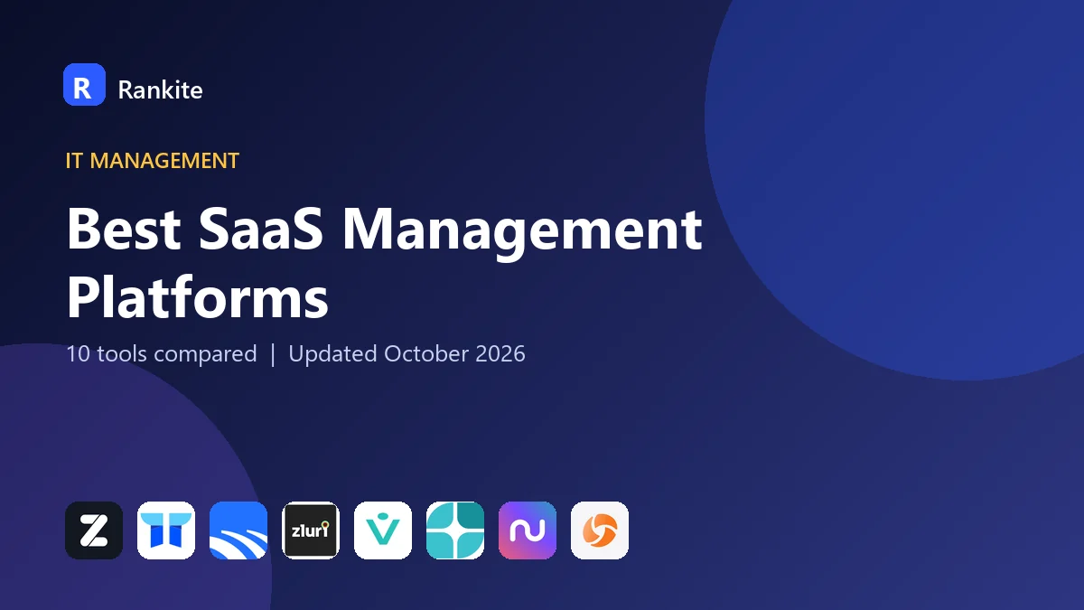 Best SaaS Management Platforms in 2026: 10 Tools Compared