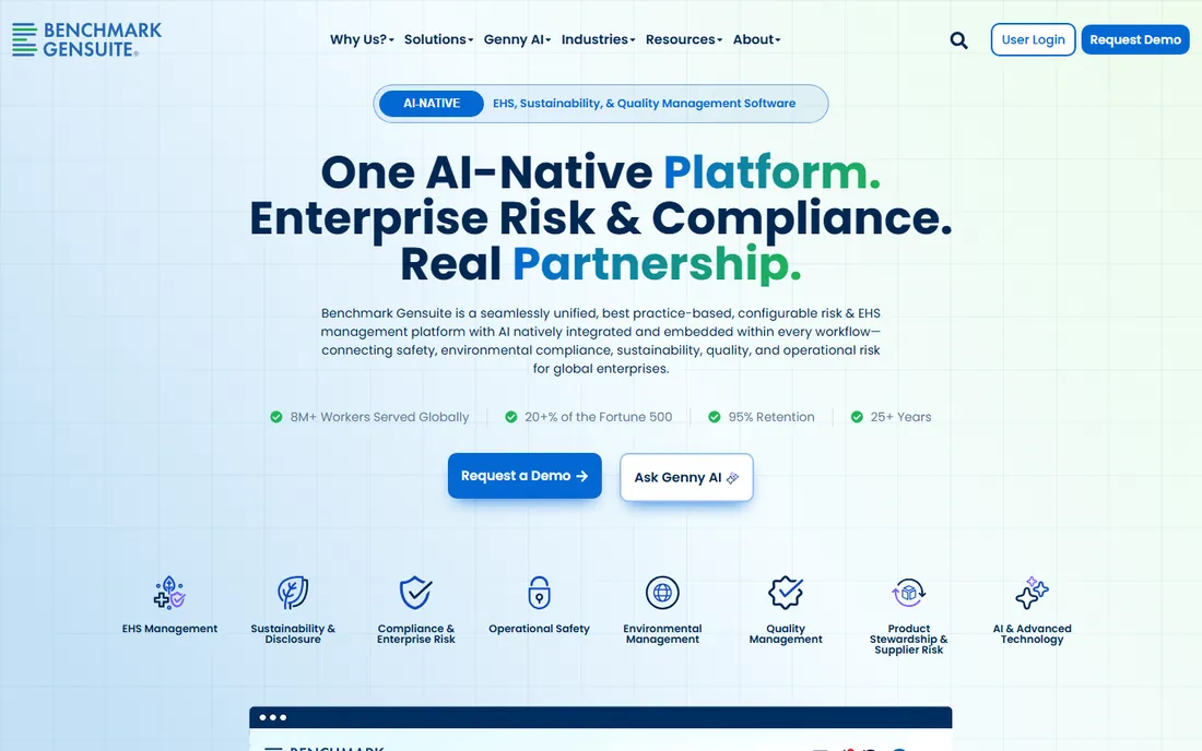 Benchmark Gensuite homepage