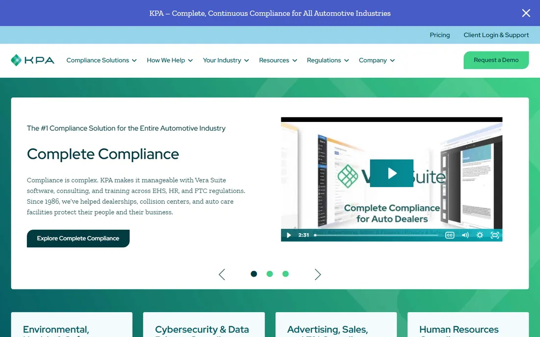 KPA homepage