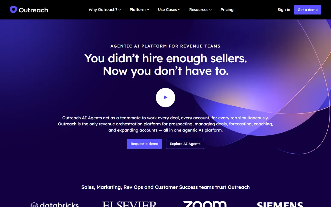 Outreach homepage