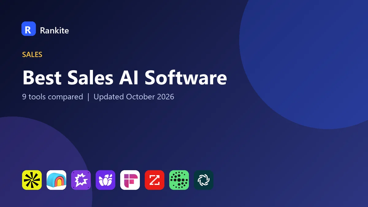 Best Sales AI Software in 2026: 9 Tools Compared
