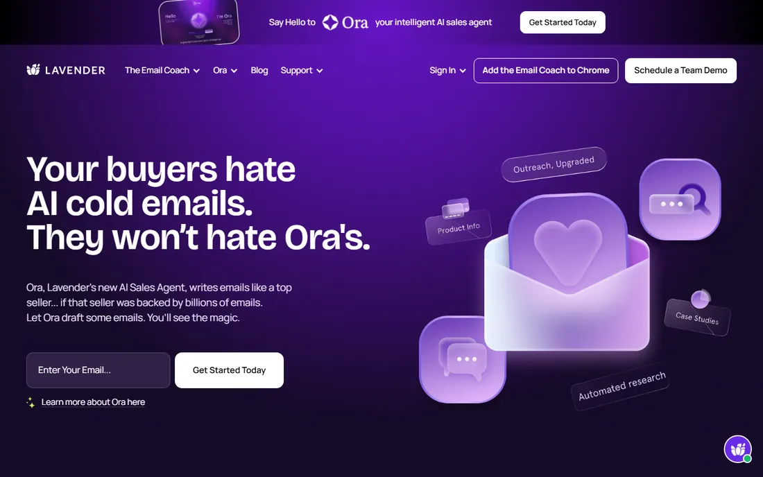 Lavender homepage