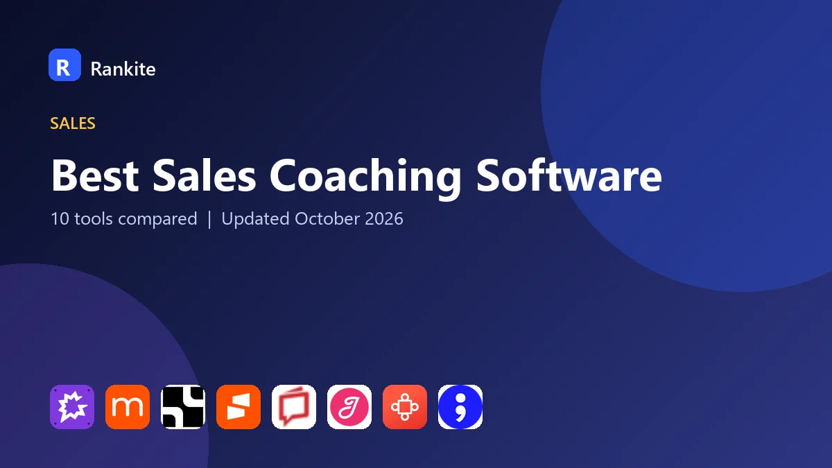 Best Sales Coaching Software in 2026: 10 Tools Compared