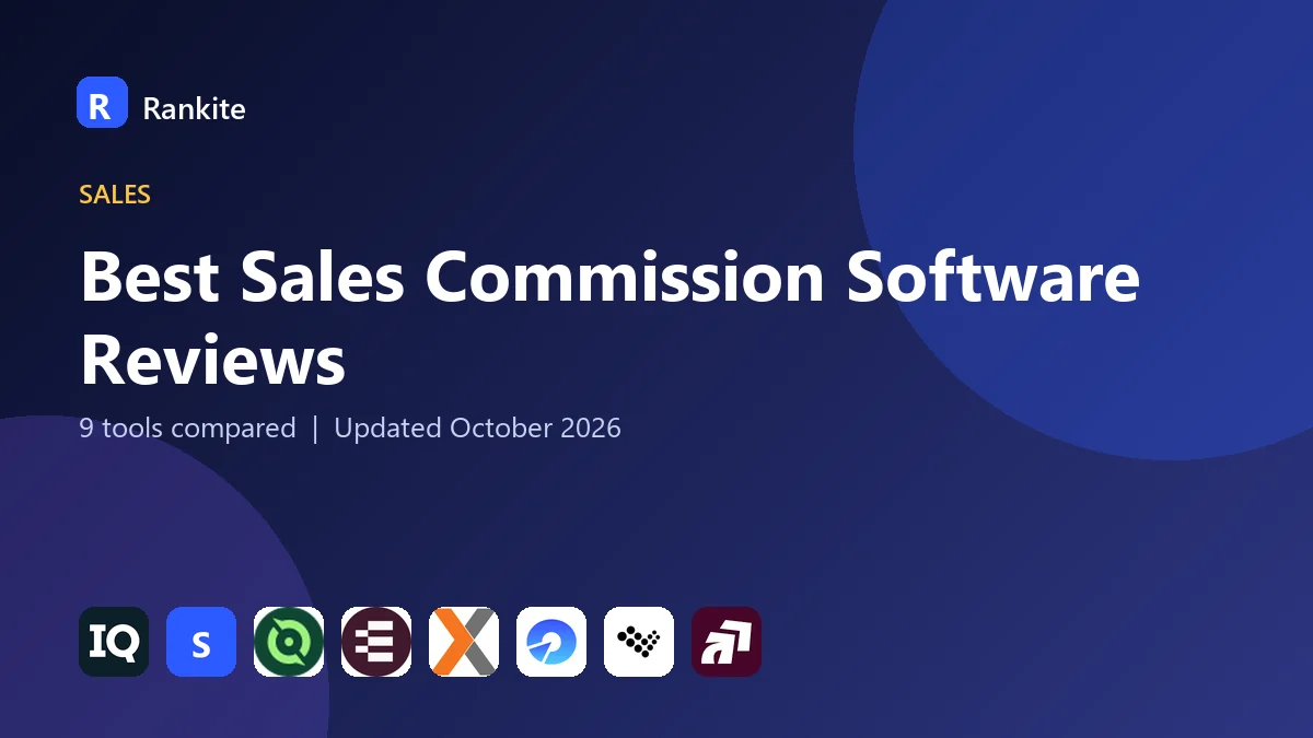 Best Sales Commission Software Reviews in 2026: 9 Tools Compared
