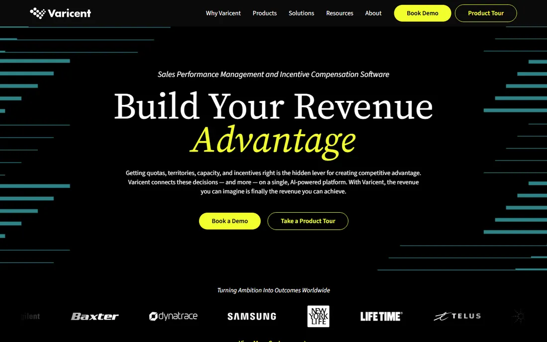 Varicent homepage