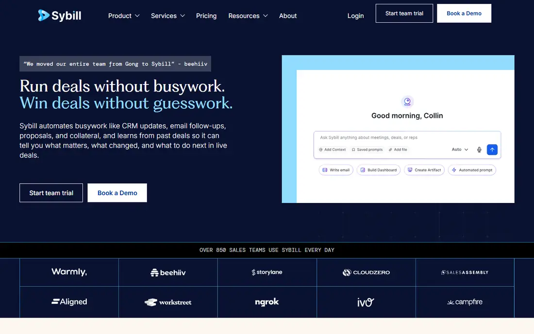 Sybill homepage