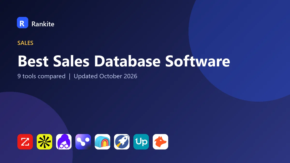 Best Sales Database Software in 2026: 9 Tools Compared