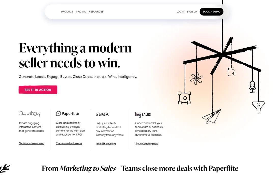 Paperflite homepage