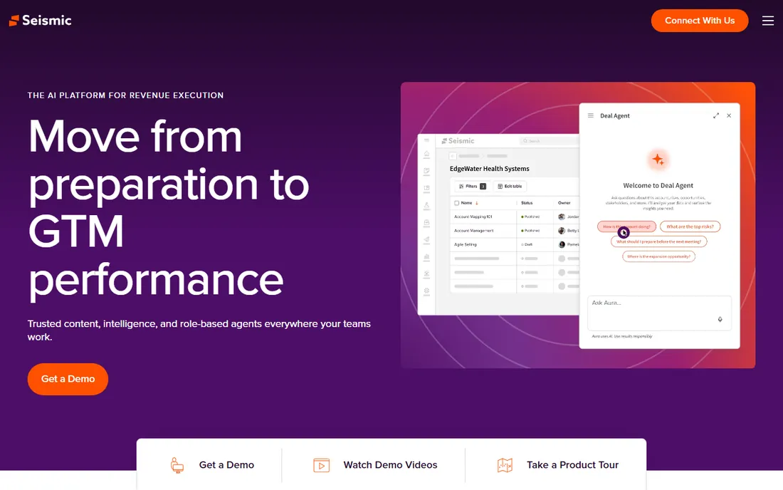 Seismic homepage
