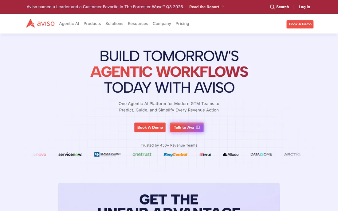 Aviso homepage