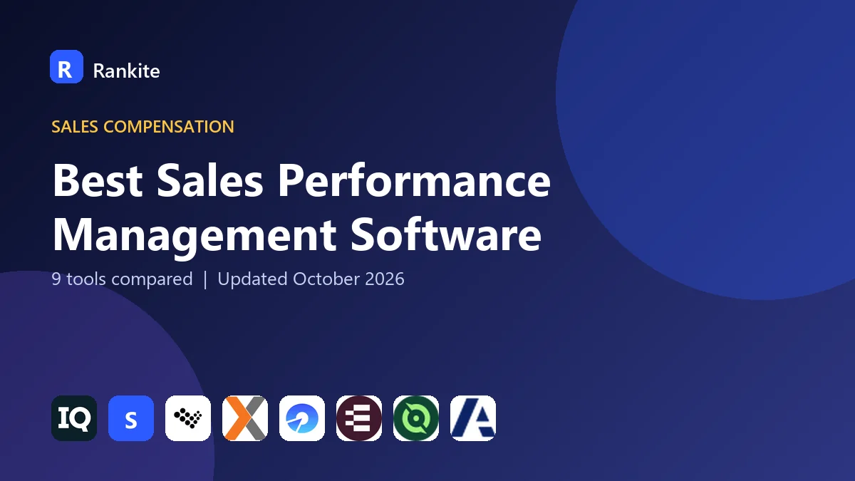 Best Sales Performance Management Software in 2026: 9 Tools Compared