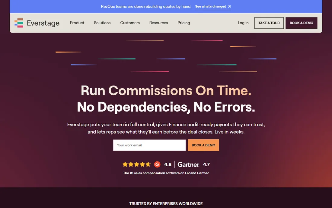 Everstage homepage