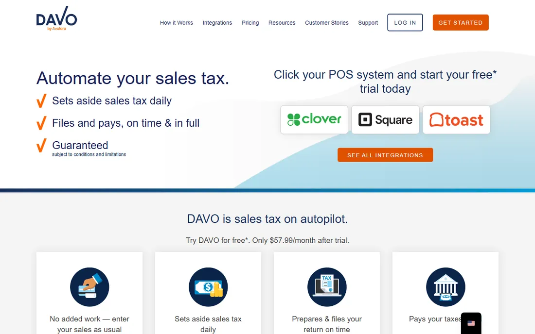 DAVO homepage