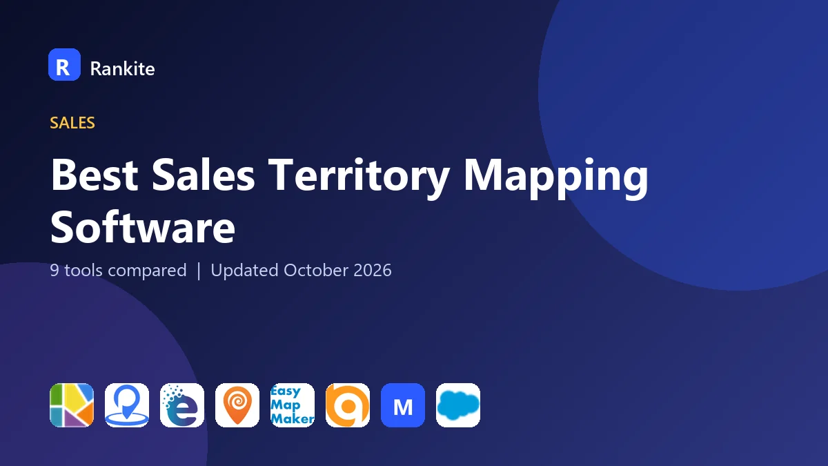 Best Sales Territory Mapping Software in 2026: 9 Tools Compared