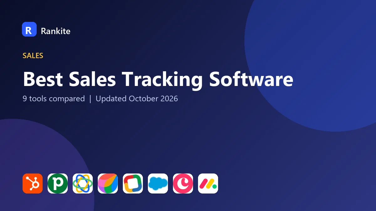 Best Sales Tracking Software in 2026: 9 Tools Compared