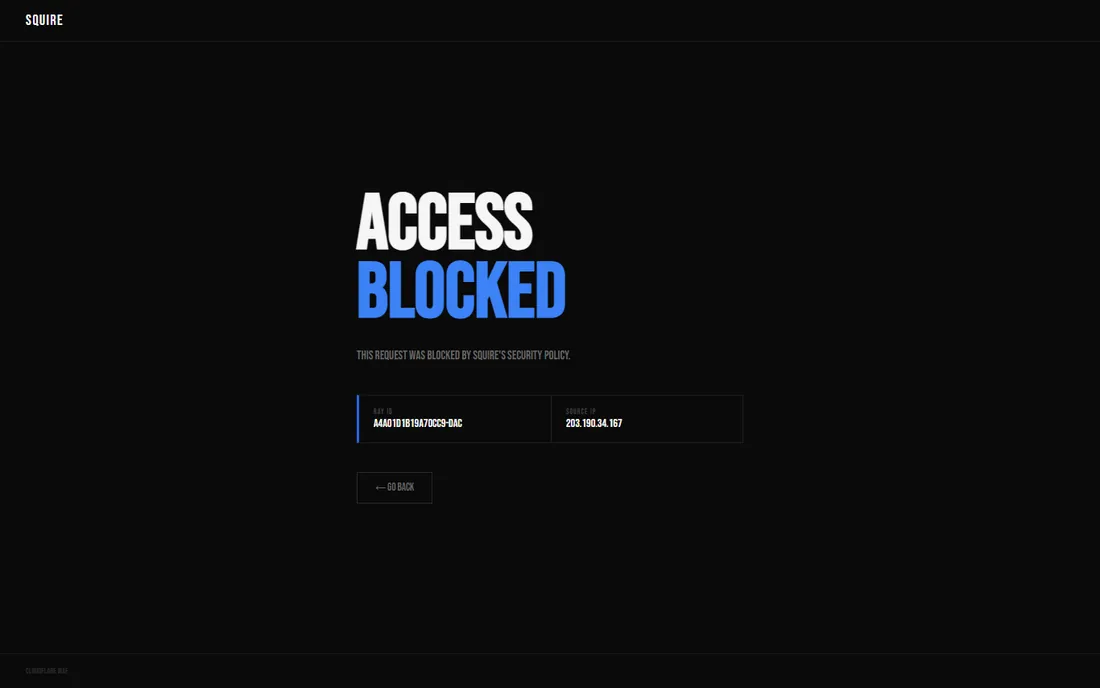 Squire homepage