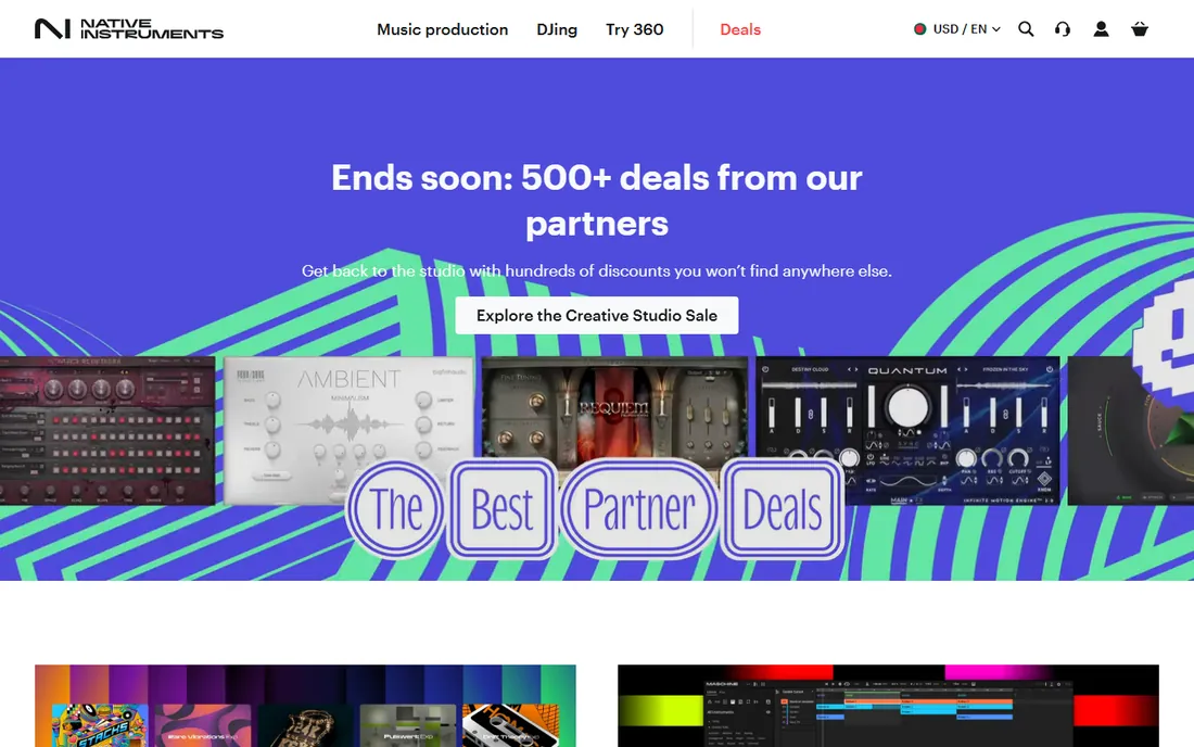 Native Instruments Battery 4 homepage