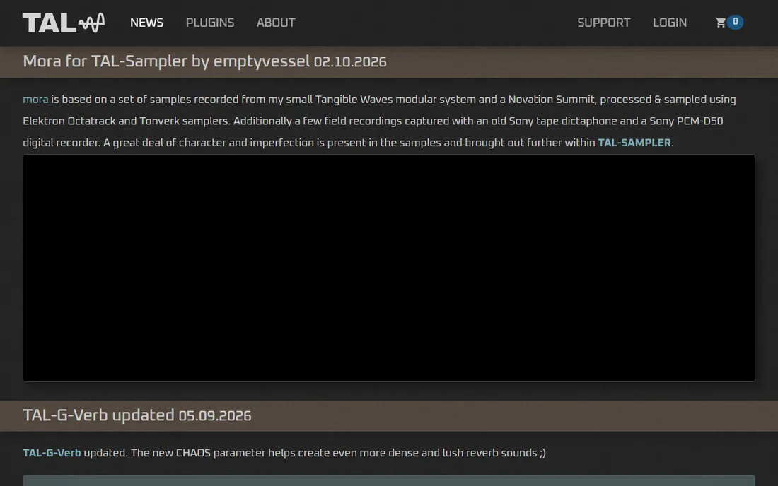 TAL-Sampler homepage