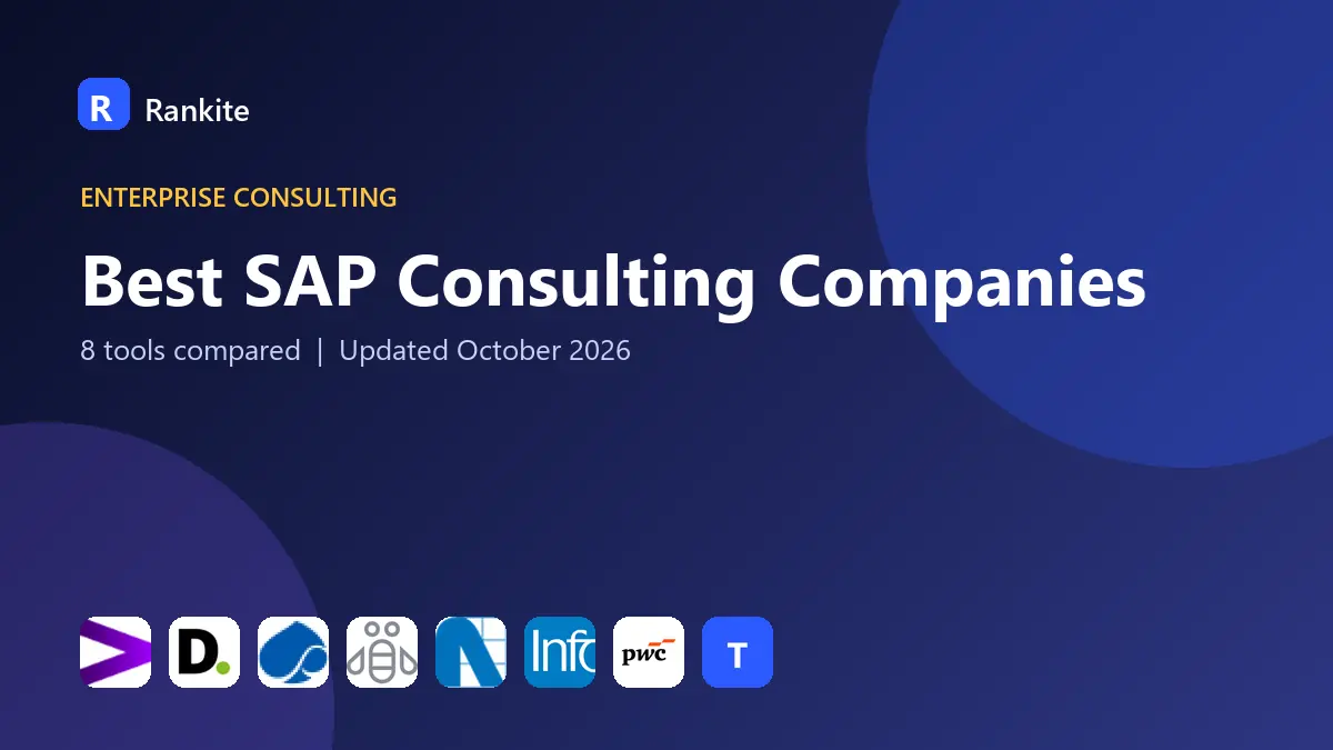 Best SAP Consulting Companies in 2026: 8 Tools Compared