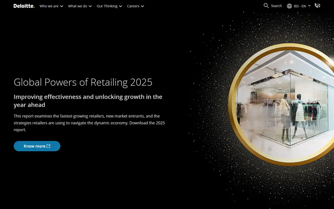 Deloitte homepage