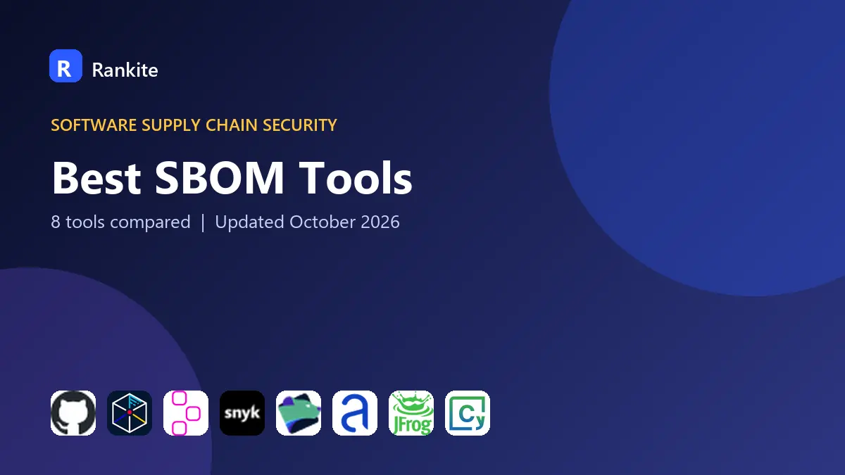 Best SBOM Tools in 2026: 8 Tools Compared