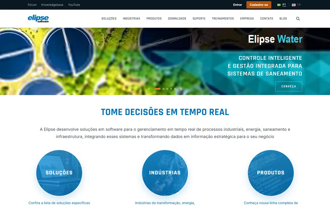 Elipse homepage