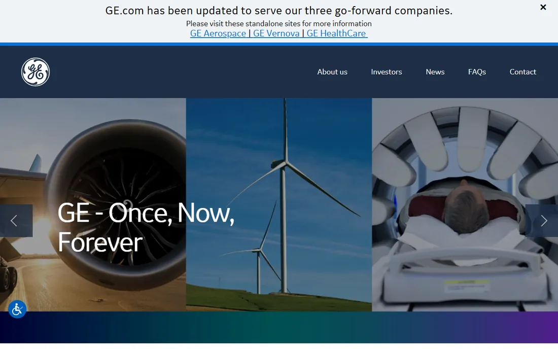 GE Digital homepage