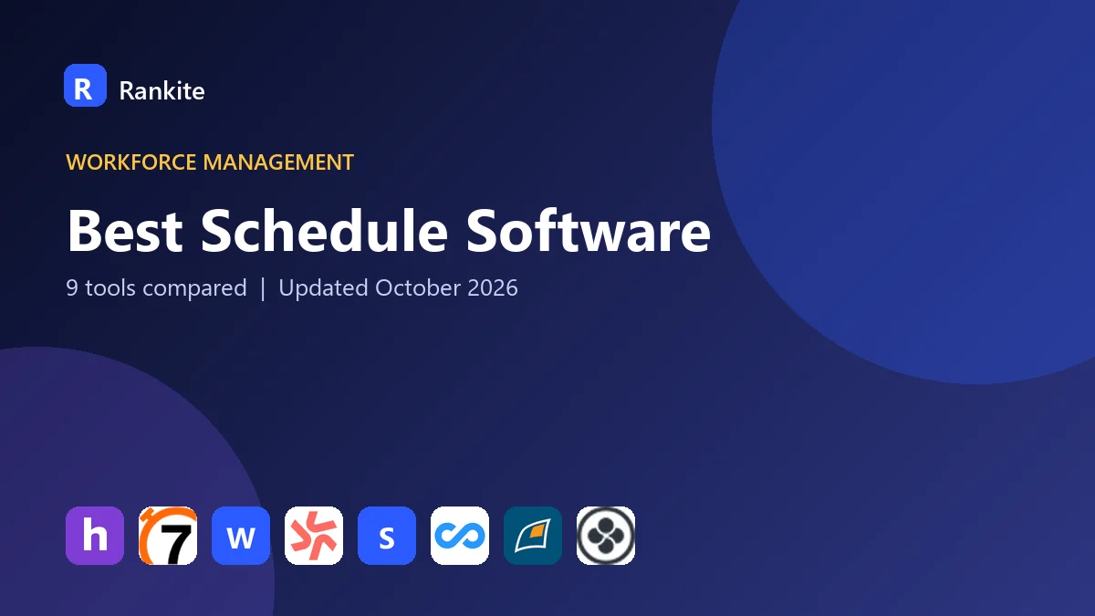 Best Schedule Software in 2026: 9 Tools Compared