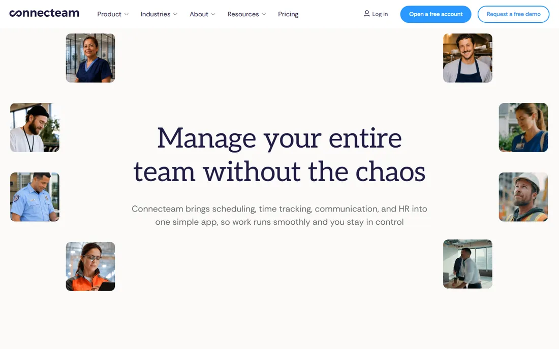 Connecteam homepage