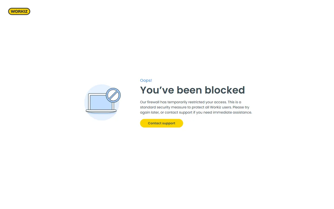 Workiz homepage