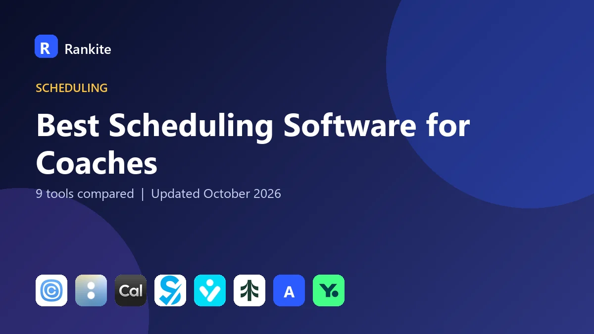 Best Scheduling Software for Coaches in 2026: 9 Tools Compared