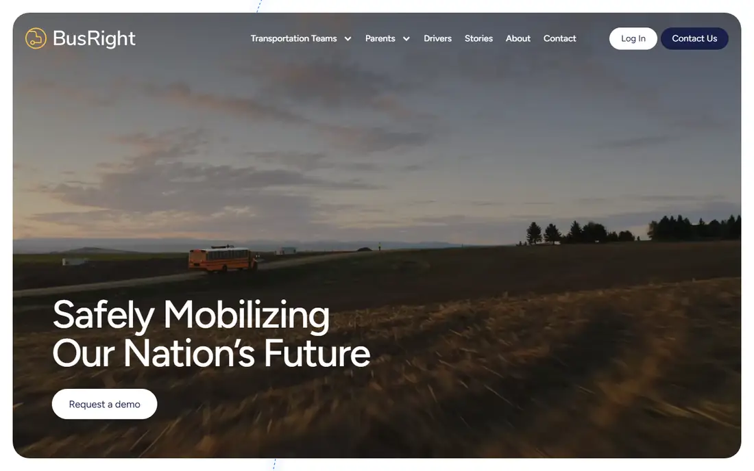 BusRight homepage