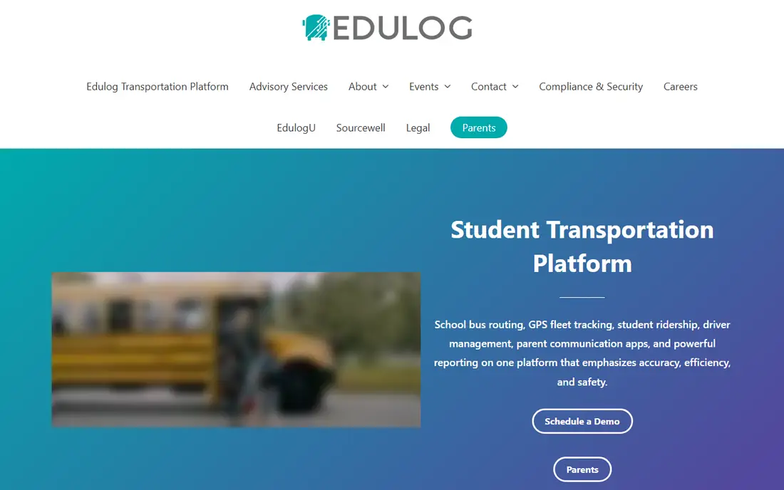 Edulog homepage
