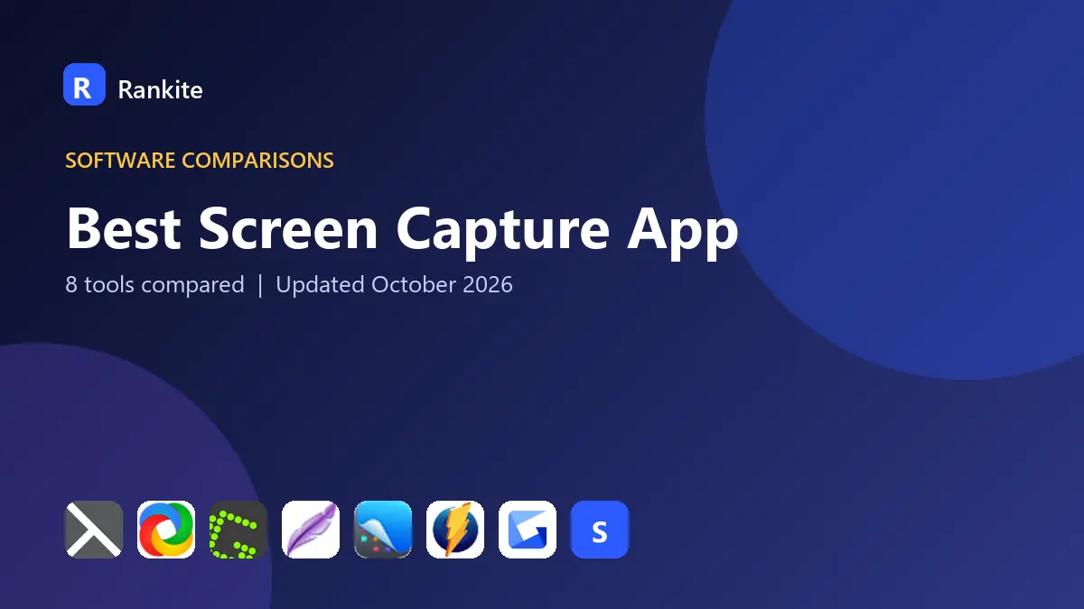 Best Screen Capture App in 2026: 8 Tools Compared